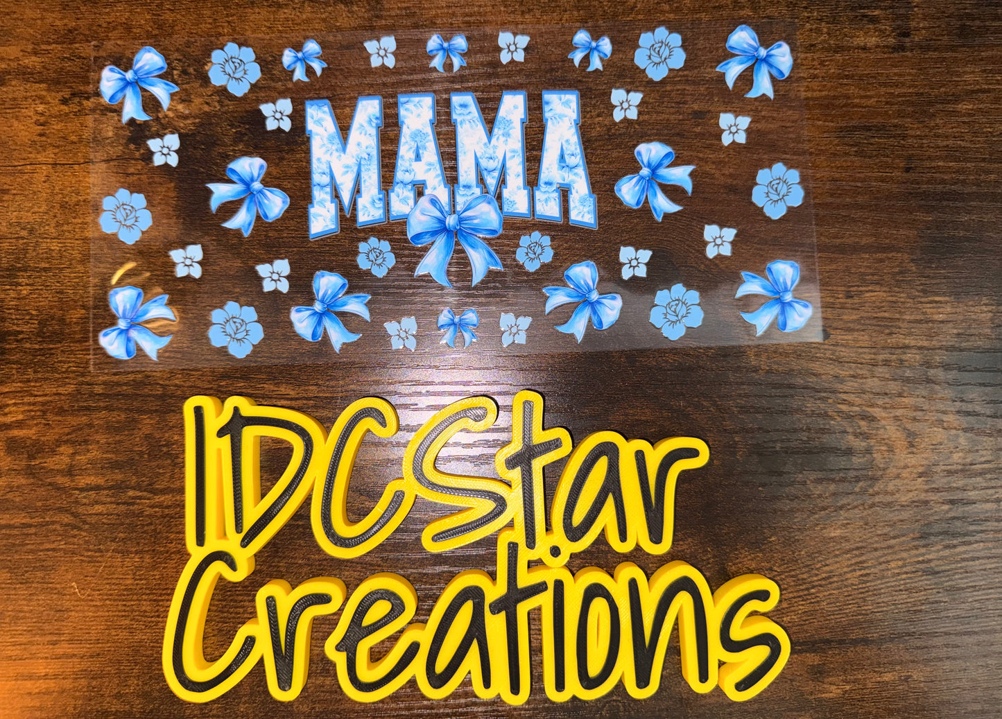 Blue Momma Bow Wrap
